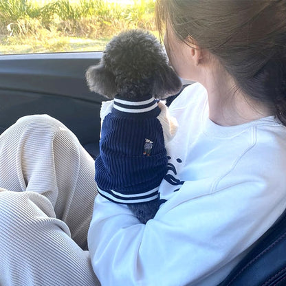 סוודר לכלב | בגדי כלבים לחורף | חנות בגדי כלבים | בגדים לכלבים לחורף | בגדים לכלבים גדולים | בגדים לכלבים קטנים | בגדים לכלב קטן |  סוודר לכלב קטן | סוודר כחול לכלב