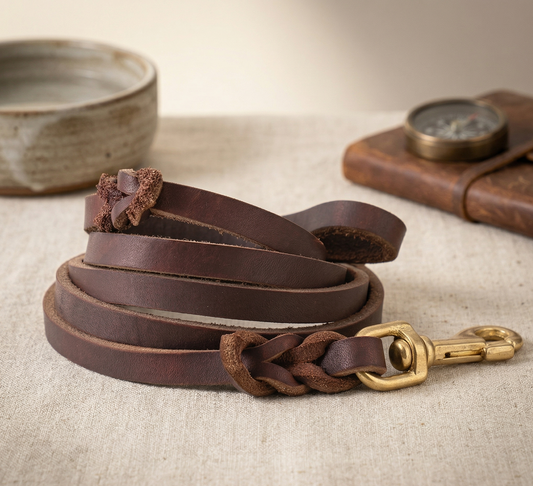 רצועת עור לכלב Maximus